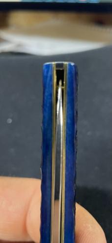 Case XX 6137 SS Navy Blue Bone Rogers Jigged Sod Buster