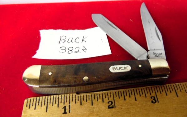  BUCK 382 Z APPROX. 3-1/2" CLOSED PRE-OWNED VERY NICE  FOR DAILY CARRY