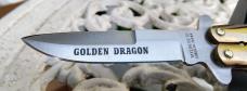 Golden Dragon Taylor Seto Small Butterfly Knife - EXCELLENT