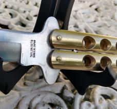 Golden Dragon Taylor Seto Medium Butterfly Knife - EXCELLENT