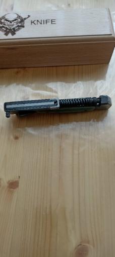 AK-47 switchblade bayonet Style with camel bone handles only 25 pieces build