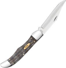2025 Case XX™ Folding Hunter Black Curly Oak Wood 14008 Stainless Pocket Knife