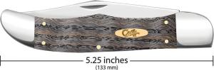 2025 Case XX™ Folding Hunter Black Curly Oak Wood 14008 Stainless Pocket Knife