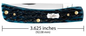 2025 Case XX™ Sodbuster Jr 51854 Pocket Worn Mediterranean Blue Bone