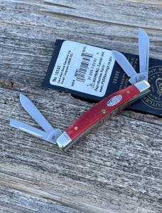 CASE XX ** 2023 SHOT SHOW SPECIAL DARK RED JIG BONE SMALL 4 BLADE CONGRESS