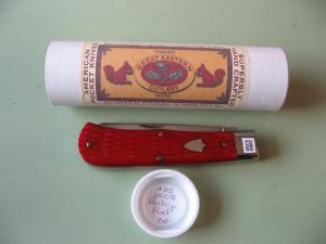 GREAT EASTERN  PATTERN 23 2008 TRAPPER RUBY RED JIGGED BONE