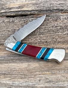 DAVID YELLOWHORSE ** CUSTOM CHIP FLINT BUFFALO HUNTER BUCK 12