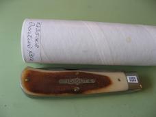 GREAT EASTERN TIDIOUTE  235208 TRAPPER WITH  FRONTIER BONE SCALES