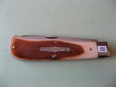 GREAT EASTERN TIDIOUTE  235208 TRAPPER WITH  FRONTIER BONE SCALES