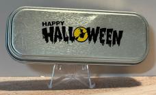 2020 CASEXX HALLOWEEN PARSIMMON ORANGE BONE MINI TRAPPER (6207) IN ORIGANL TIN