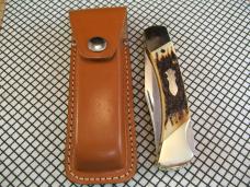 SCHRADE UNCLE HENRY LB8 PAPA BEAR VINTAGE U.S.A. UNUSED/NOT CARRIED LOW SERIAL #76013 LOCKBACK KNIFE