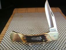 SCHRADE UNCLE HENRY LB8 PAPA BEAR VINTAGE U.S.A. UNUSED/NOT CARRIED LOW SERIAL #76013 LOCKBACK KNIFE