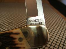 SCHRADE UNCLE HENRY LB8 PAPA BEAR VINTAGE U.S.A. UNUSED/NOT CARRIED LOW SERIAL #76013 LOCKBACK KNIFE