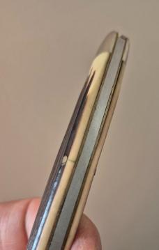 4" Queen #66 USA Muskrat Knife, Genuine Winterbottom Bone