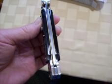 A. G. A. Campolin Maniago, Italy Maltese Cross Bayonet 9 Incher Lockback W/Brazilian Horn UNUSED!