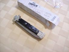 A. G. A. Campolin Maniago, Italy Maltese Cross Bayonet 9 Incher Lockback W/Brazilian Horn UNUSED!