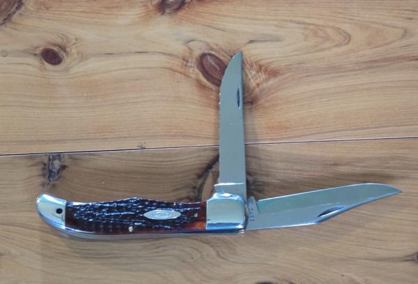 Case XX 6265 SAB Red Bone Bill Boatman Folding Hunter Knife