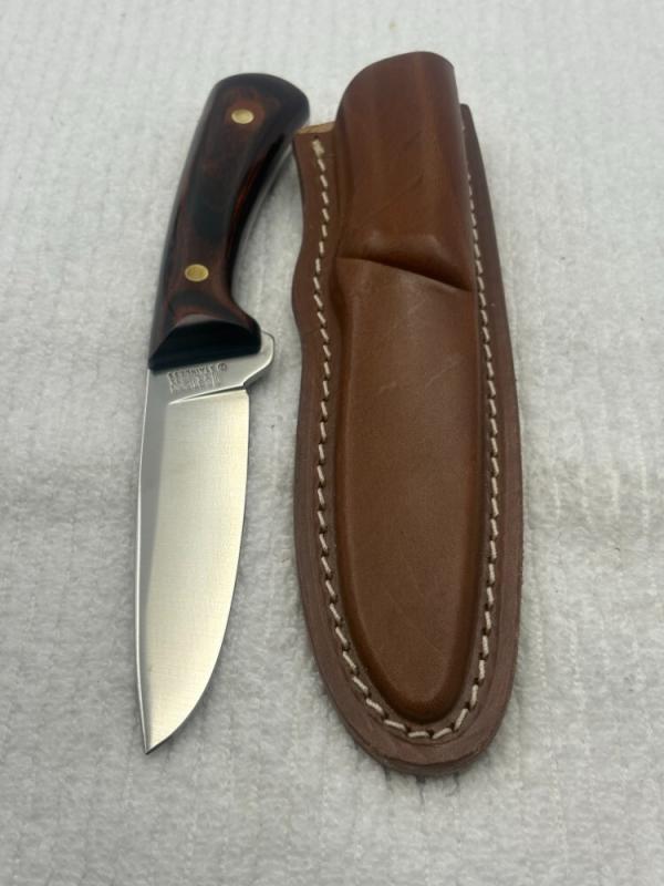 Western USA Fixed Blade Sheath Knife W84 Excellent Condition (#1)