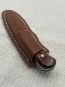 Western USA Fixed Blade Sheath Knife W84 Excellent Condition (#1)