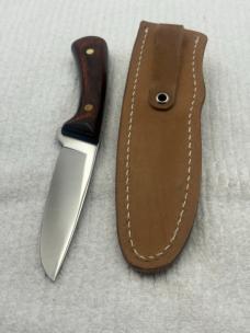 Western USA Fixed Blade Sheath Knife W84 Excellent Condition (#1)