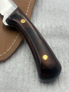 Western USA Fixed Blade Sheath Knife W84 Excellent Condition (#1)