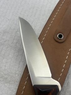 Western USA Fixed Blade Sheath Knife W84 Excellent Condition (#1)