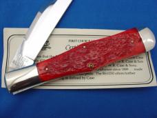 Case Classic 61050 Red Bone Handle Folding Hunter Knife 