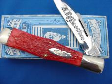 Case Classic 61050 Red Bone Handle Folding Hunter Knife 