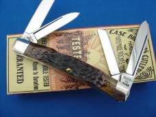 Case Classic 6488 Brown Rogers Bone Handle Four Blade Congress Knife 0045