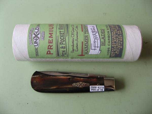 GREAT EASTERN NORTHFIELD 735108L SCOUT SMOOTH RED BUFFALO HORN