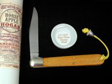 Great Eastern Cutlery GEC Smooth Texas Osage Orange Wood Horse Apple Hogan Knife NIT 651122SS USA