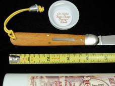 Great Eastern Cutlery GEC Smooth Texas Osage Orange Wood Horse Apple Hogan Knife NIT 651122SS USA