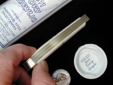 Great Eastern Cutlery GEC Yeti Ivory Acrylic Bayou Trapper Knife 1 of 488 NIT Made in USA 888222