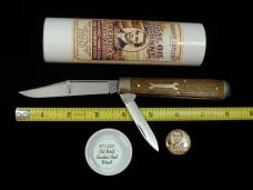Great Eastern Cutlery GEC Oil Well Sucker Rod Wood English Jack Knife NIT 1 of 474 USA Made 871223