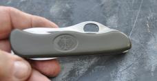 Victorinox SAK For German Bundeswehr 4 1/2" Closed 7 Functions Light Use 1980s Mil Green Handles