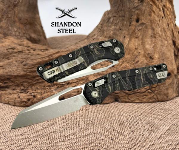 Microtech Knives MSI RAM LOK Tiger Stripe Camo Apocalyptic 210T-10APPMTSC