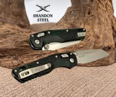 Microtech MSI RAM LOK Mini Frag Aluminum Handles w/ Apocalyptic M390MK 210M-12FR
