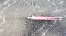 FES Rostfrei Lever Lock Switchblade Knife, Faux Red Stag, Germany, Unused