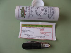 GREAT EASTERN  TIDIOUTE 252208 BARLOW SMOOTH BUFFALO HORN 2