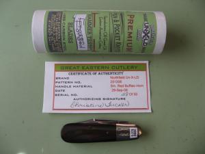 GREAT EASTERN  NORTHFIELD 251208 BARLOW SMOOTH RED BUFFALO HORN 