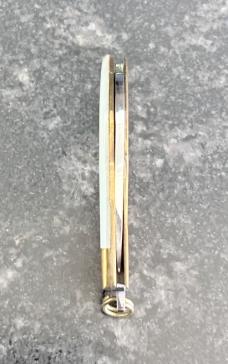 Vintage Parker Bearclaw Pendant Folding Knife, Mother Of Pearl Scale, Japan, Unused