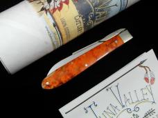 Tuna Valley Cutlery Orange Arctic Curly Birch Mountain Cougar Swing Guard Knife 1 of 16 COA Made USA