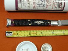 Great Eastern Cutlery GEC Black Plum Jigged Bone Fish Tail Mako Knife NIT USA 631126
