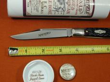 Great Eastern Cutlery GEC Black Plum Jigged Bone Fish Tail Mako Knife NIT USA 631126