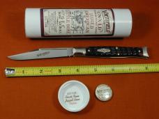 Great Eastern Cutlery GEC Black Plum Jigged Bone Fish Tail Mako Knife NIT USA 631126