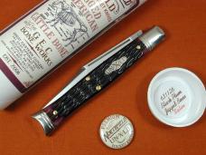 Great Eastern Cutlery GEC Black Plum Jigged Bone Fish Tail Mako Knife NIT USA 631126
