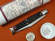Great Eastern Cutlery GEC Black Plum Jigged Bone Fish Tail Mako Knife NIT USA 631126
