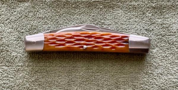 Custom Bill Simons Jigged Bone Large 4 Blade Congress Knife Mint