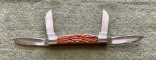 Custom Bill Simons Jigged Bone Large 4 Blade Congress Knife Mint