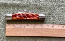 Custom Bill Simons Jigged Bone Large 4 Blade Congress Knife Mint